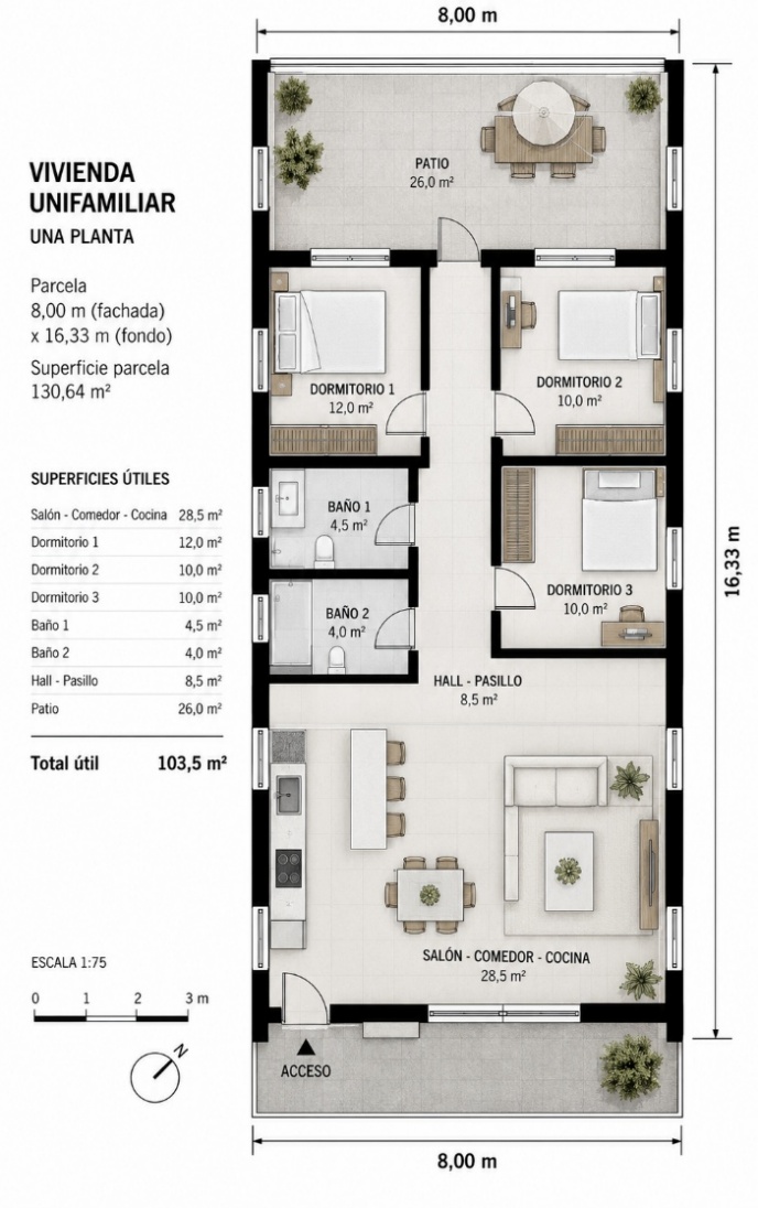 Planta seleccionada y desarrollada