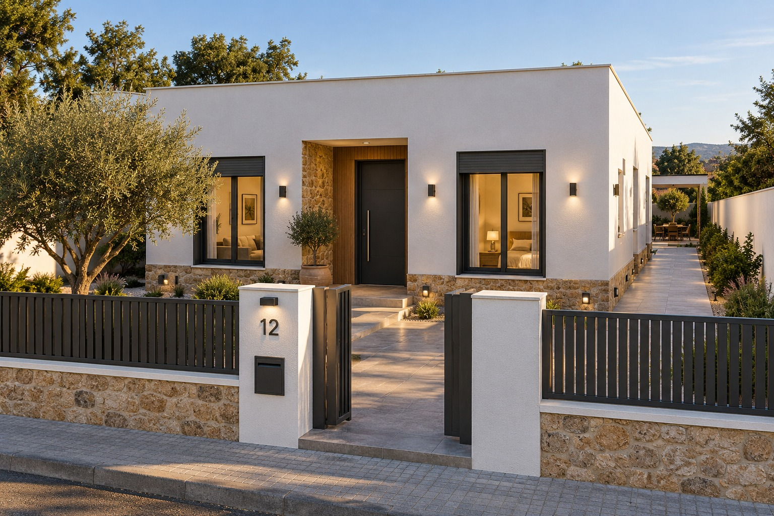 Imagen exterior final de la vivienda